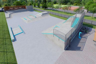Projekt betonowego skateparku - Leżajsk