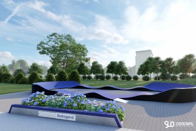 Design av skatepark og pumptrack i betong - Bialogard