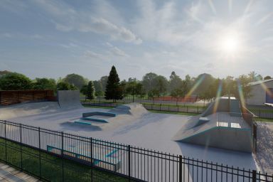 Projet de skatepark en béton - Lezajsk