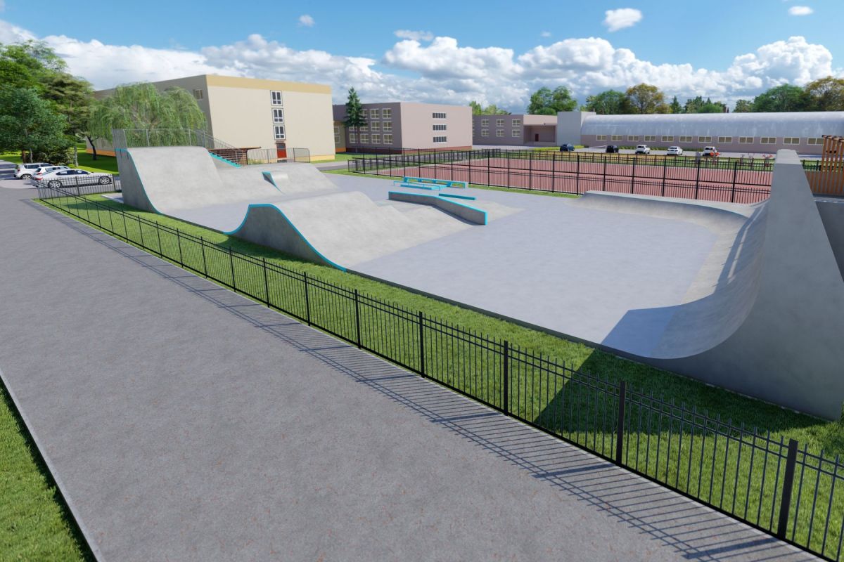 Projet de skatepark en béton - Lezajsk