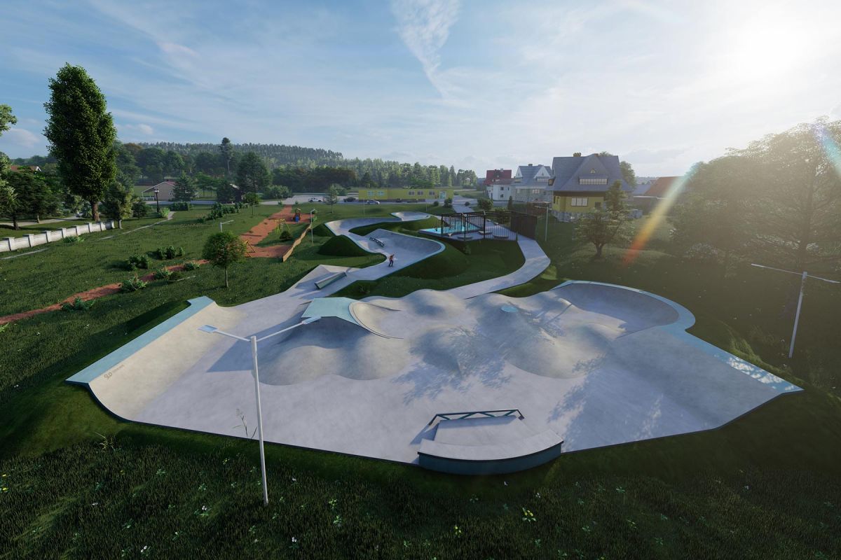 Sidzina Beton-Skatepark-Projekt