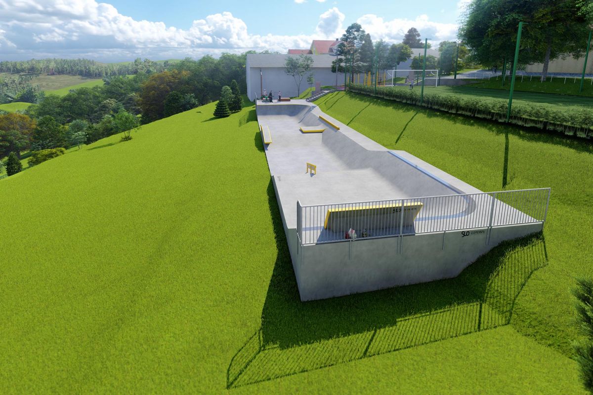 Projekt skateparku betonowego - Świątniki Górne