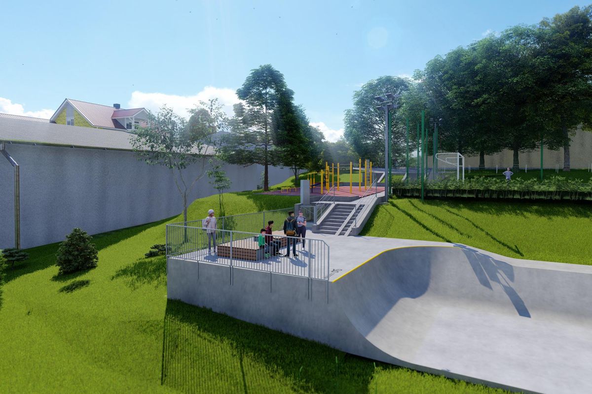 Projekt skateparku betonowego - Świątniki Górne