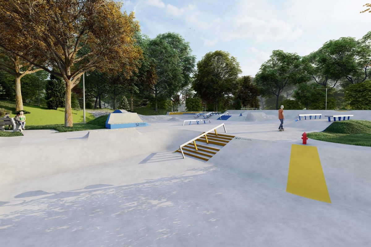 Projet de skatepark en béton - Rybnik