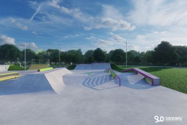 Concrete skatepark and pumptrack project - Tęgoborze