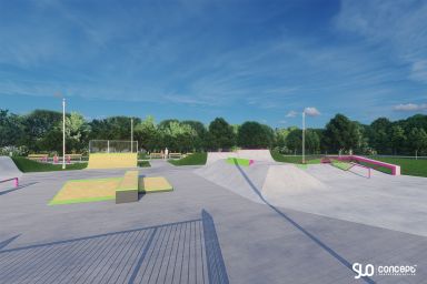Concrete skatepark and pumptrack project - Tęgoborze