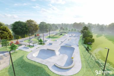 Concrete skatepark and pumptrack project - Zgorzelec