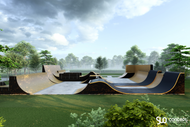 Concrete skatepark project - Lędziny