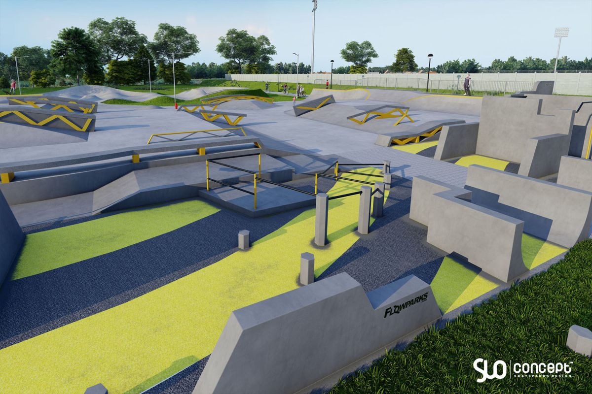 Projekt skateparku betonowego - Mińsk Mazowiecki