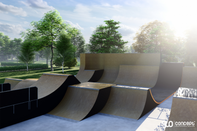 Concrete skatepark project - Lędziny
