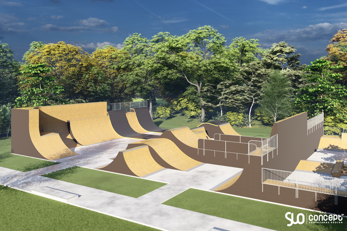Skateparkprosjekt i betong - Lędziny