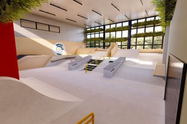 Indoor skatepark in Warsaw - Woodpark