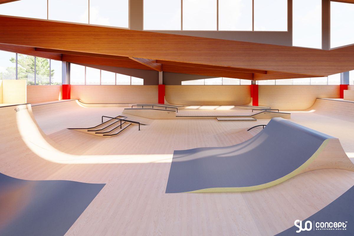 Modulært innendørs skatepark-prosjekt - Zory