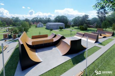 Modulært skateparkprosjekt i tre - Wieprz-Frydrychowice