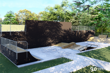 Projet de skatepark en béton - Lędziny