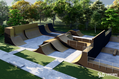 Concrete skatepark project - Lędziny