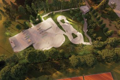 Projekt skateparku betonowego - Myślenice