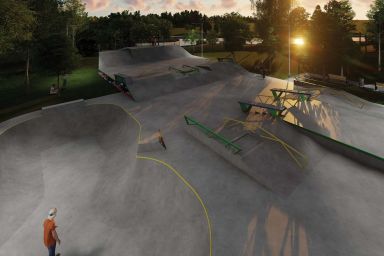 Projekt skateparku betonowego - Myślenice