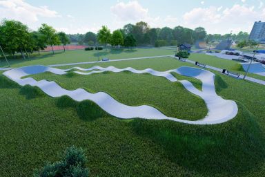 Projekt pumptracka betonowego
