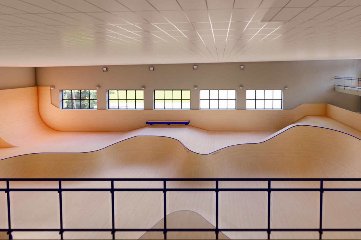 Projekt skateparku indoor - Kalisz