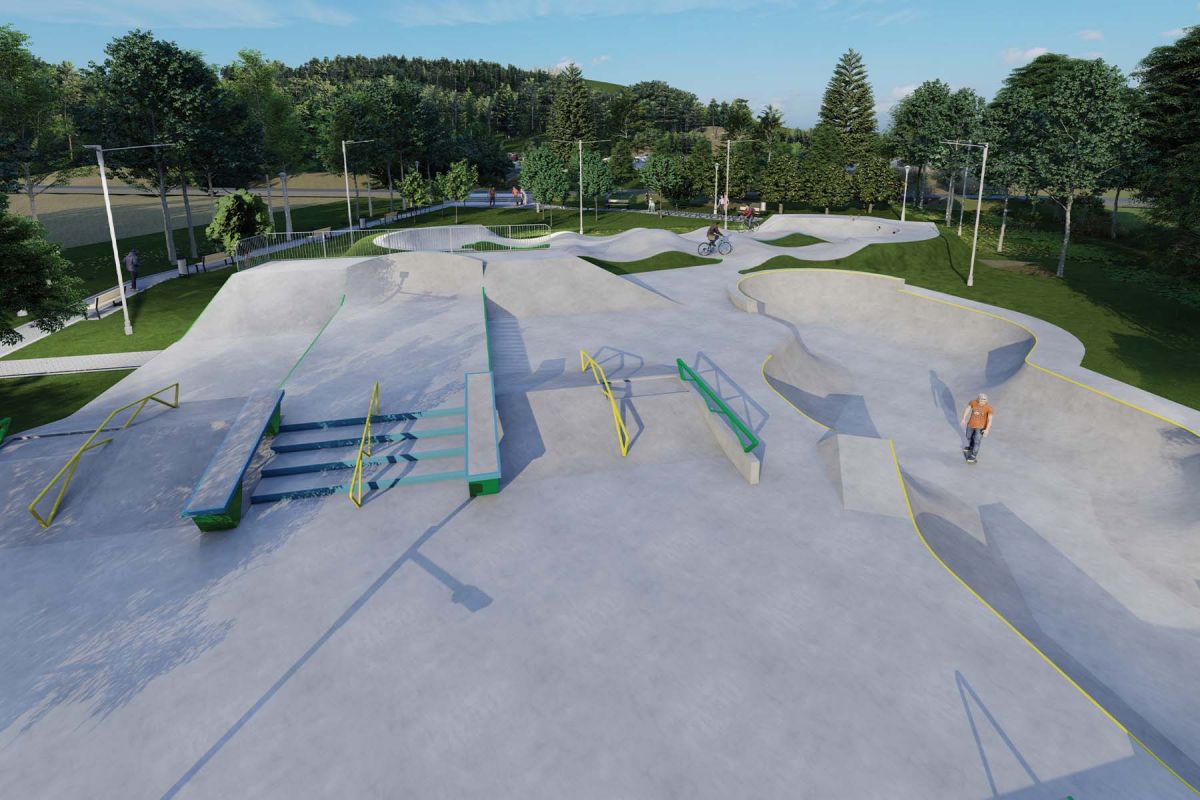 Projekt skateparku betonowego - Myślenice