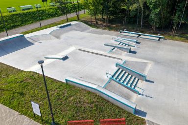 Projekt skateparku betonowego - Wojkowice 