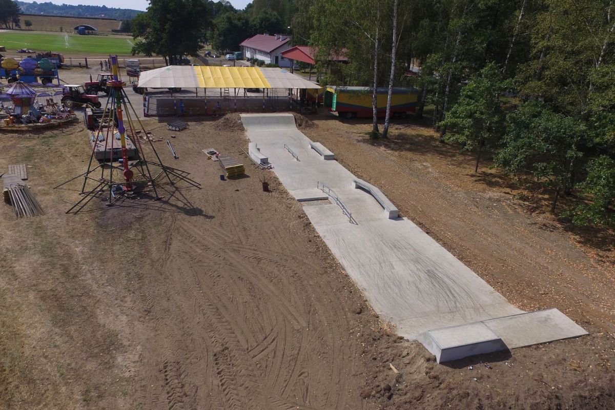 Projekt skateparku betonowego - Brody