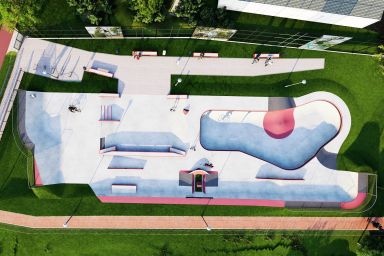 Projekt skateparku betonowego - Brzeg