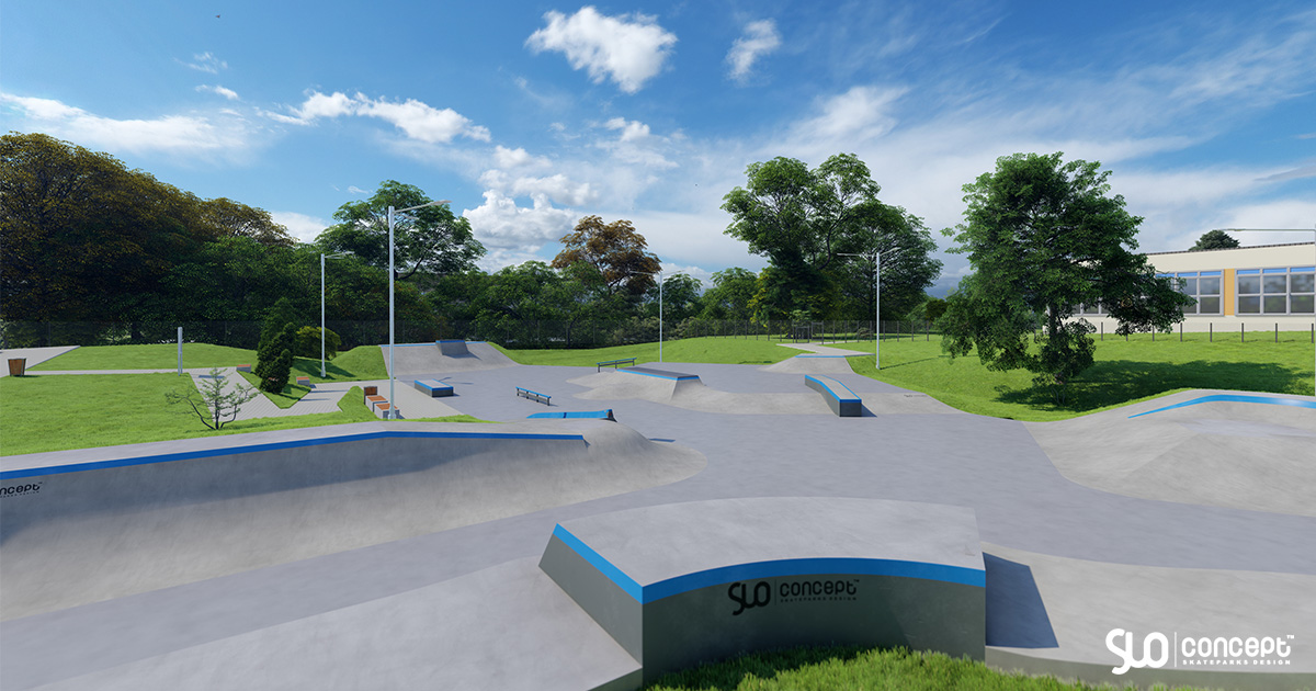 	Projekt skateparku betonowego - Drezdenko