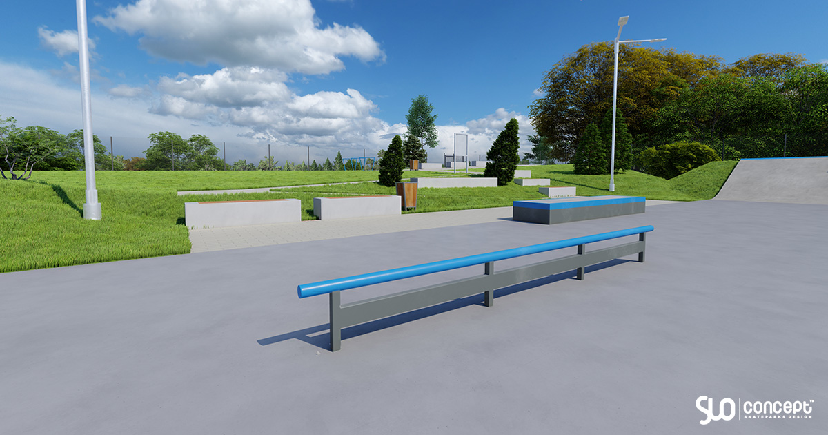 	Projekt skateparku betonowego - Drezdenko