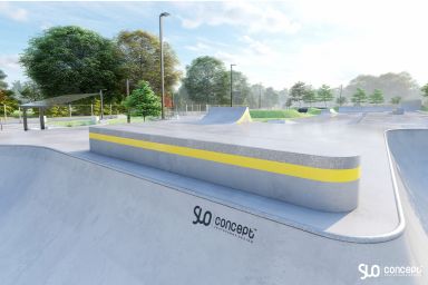 Projekt skateparku betonowego i pumptracku - Zgorzelec