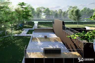 Projekt skateparku betonowego - Lędziny