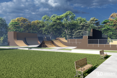 Projekt skateparku betonowego - Lędziny