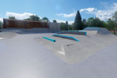 Projekt skateparku betonowego - Leżajsk