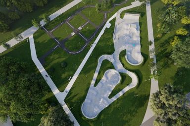 Projekt skateparku betonowego - Piekary Śląskie