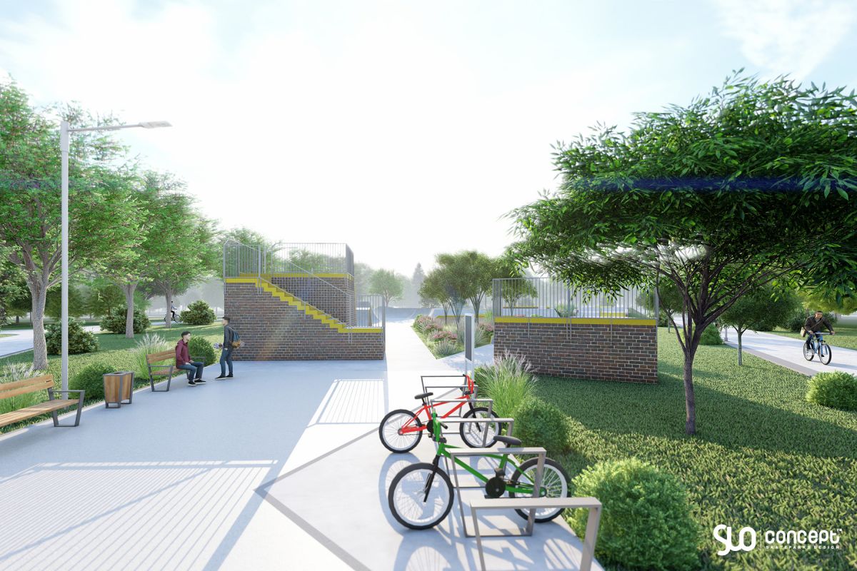 Projekt skateparku betonowego - Solec Kujawski