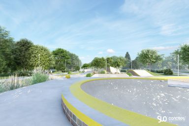 Projekt skateparku betonowego - Solec Kujawski