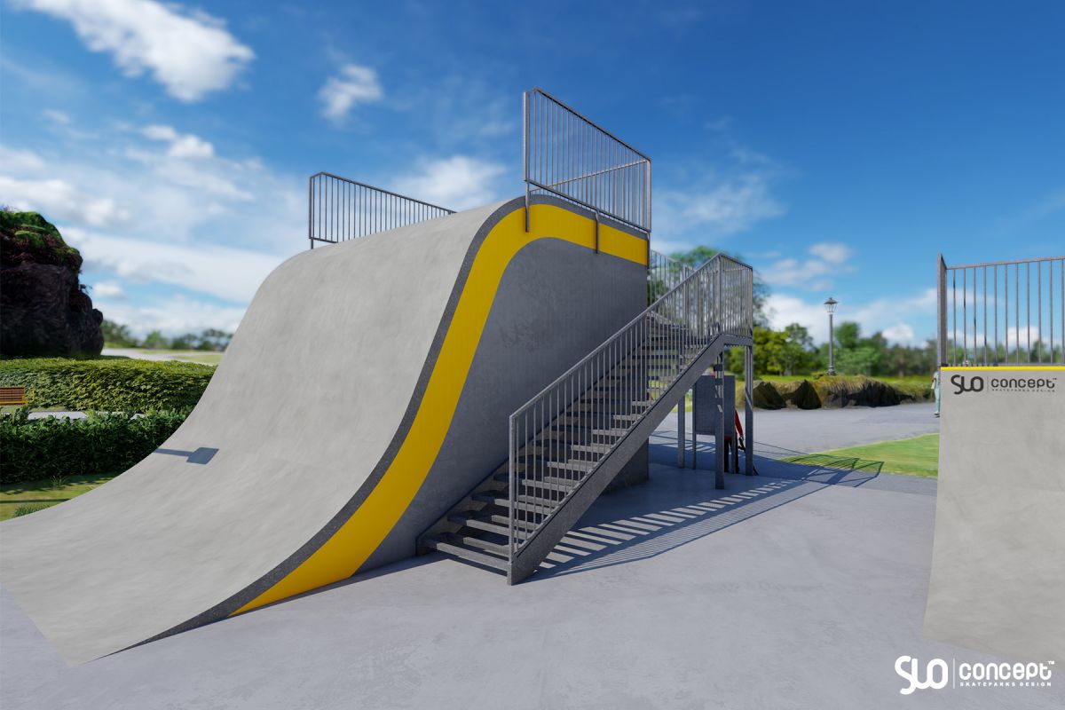Projekt skateparku betonowego - Tarnowskie Góry