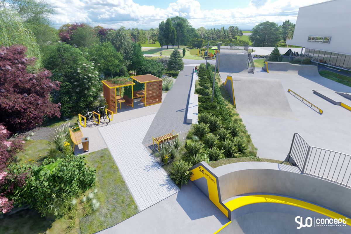 Projekt skateparku betonowego - Tarnowskie Góry