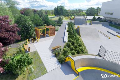 Projekt skateparku betonowego - Tarnowskie Góry