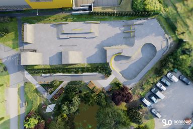 Projekt skateparku betonowego - Tarnowskie Góry