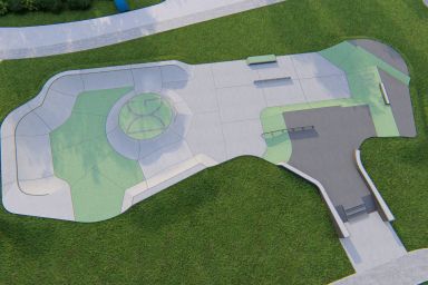 Projekt skateparku - Dąbrowa Górnicza
