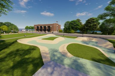 Projekt skateparku - Szczecin (os. Majowe)