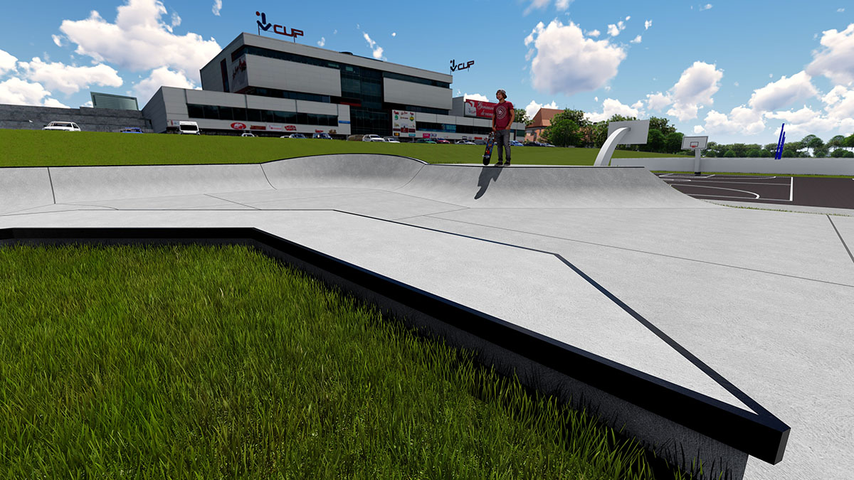 Projekt skateparku - Wilno
