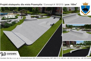 Projekt skateparku - Przemyśl 