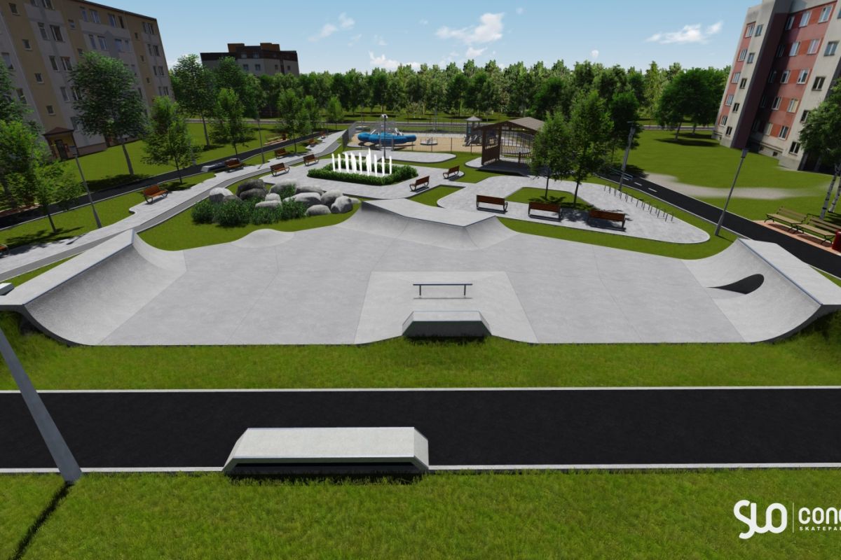 Projekt skateparku - Przemyśl 