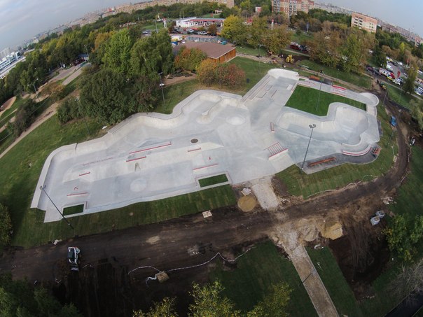 Projekt skateparku - Moskwa