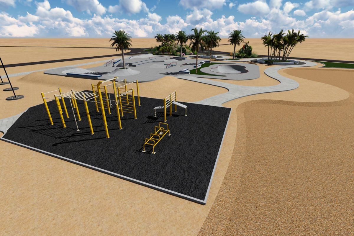 Projekt skateparku betonowego - El Gouna