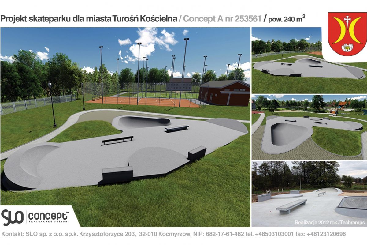 Projekt skateparku - Turośń Kościelna