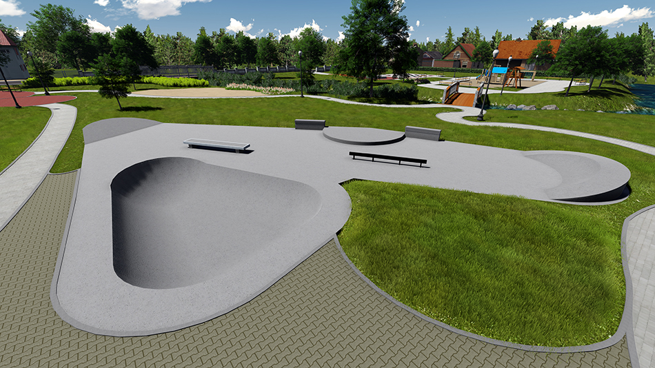 Projekt skateparku - Turośń Kościelna